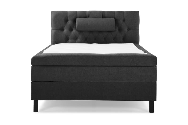 Komplett Sängpaket Olivia 120x200 Diamant Sänggavel Svart/Gr - Polyeter Nackkudde Stor - Möbler - Säng - Kontinentalsäng