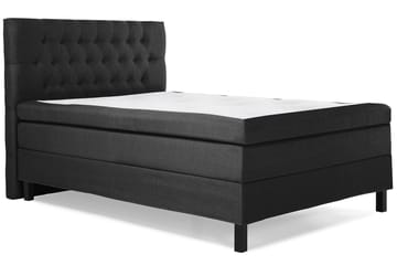 Komplett Sängpaket Olivia 120x200 Latexmadrass Diamant - Svart|Grå - Möbler - Säng - Kontinentalsäng