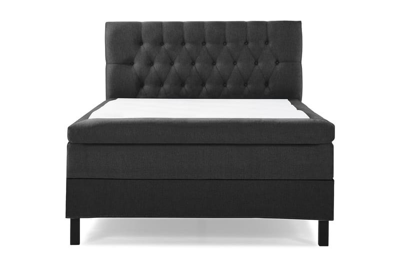 Komplett Sängpaket Olivia 120x200 Latexmadrass Diamant - Svart|Grå - Möbler - Säng - Kontinentalsäng