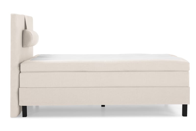 Komplett Sängpaket Olivia 120x200 Slät Sänggavel Beige - Memory Nackkudde Stor - Möbler - Säng - Kontinentalsäng