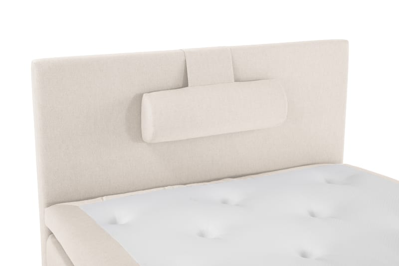 Komplett Sängpaket Olivia 120x200 Slät Sänggavel Beige - Memory Nackkudde Stor - Möbler - Säng - Kontinentalsäng