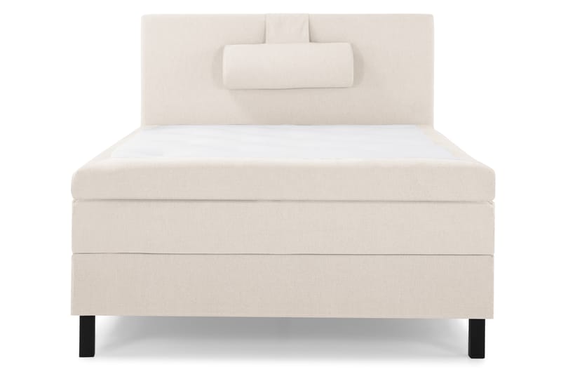 Komplett Sängpaket Olivia 120x200 Slät Sänggavel Beige - Memory Nackkudde Stor - Möbler - Säng - Kontinentalsäng