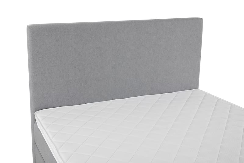 Komplett Sängpaket Olivia 120x200 Slät Sänggavel Ljusgrå - Skum - Möbler - Säng - Kontinentalsäng