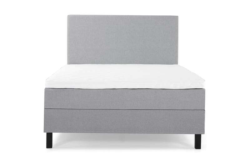 Komplett Sängpaket Olivia 120x200 Slät Sänggavel Ljusgrå - Skum - Möbler - Säng - Kontinentalsäng