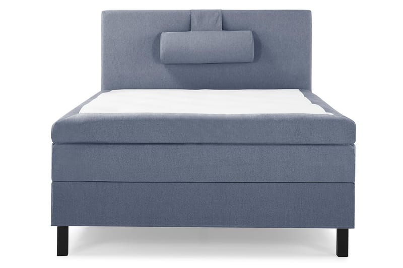 Komplett Sängpaket Olivia 120x200 Slät Sänggavel Mörkblå - Memory Nackkudde Stor - Möbler - Säng - Kontinentalsäng
