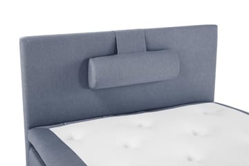 Komplett Sängpaket Olivia 120x200 Slät Sänggavel Mörkblå - Memory Nackkudde Stor - Möbler - Säng - Kontinentalsäng