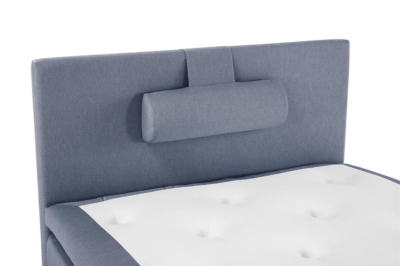 Komplett Sängpaket Olivia 120x200 Slät Sänggavel Mörkblå - Memory Nackkudde Stor - Möbler - Säng - Kontinentalsäng