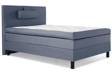 Komplett Sängpaket Olivia 120x200 Slät Sänggavel Mörkblå - Memory Nackkudde Stor - Möbler - Säng - Kontinentalsäng