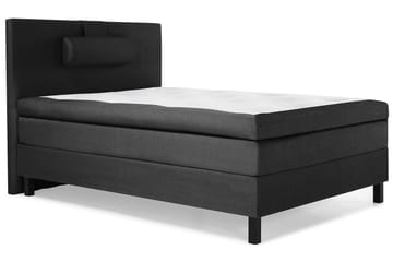 Komplett Sängpaket Olivia 120x200 Slät Sänggavel Svart/Grå - Latex Nackkudde Stor - Möbler - Säng - Kontinentalsäng