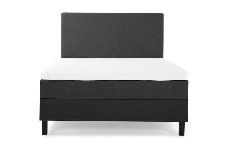 Komplett Sängpaket Olivia 120x200 Slät Sänggavel Svart/Grå - Skum - Möbler - Säng - Kontinentalsäng