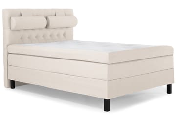 Komplett Sängpaket Olivia 140x200 Diamant Sänggavel Beige - Latex Nackkudde Stor - Möbler - Säng - Kontinentalsäng
