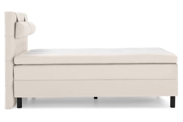 Komplett Sängpaket Olivia 140x200 Diamant Sänggavel Beige - Latex Nackkudde Stor - Möbler - Säng - Kontinentalsäng