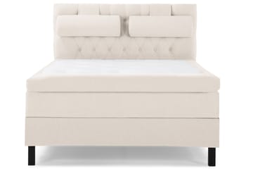 Komplett Sängpaket Olivia 140x200 Diamant Sänggavel Beige