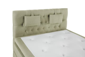Komplett Sängpaket Olivia 140x200 Diamant Sänggavel Grön - Polyeter Nackkudde Liten - Möbler - Säng - Kontinentalsäng