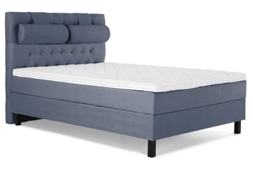 Komplett Sängpaket Olivia 140x200 Diamant Sänggavel Mörkblå - Skum Nackkudde Stor - Möbler - Säng - Kontinentalsäng