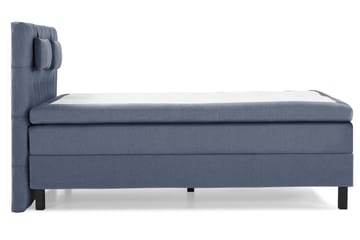 Komplett Sängpaket Olivia 140x200 Diamant Sänggavel Mörkblå - Polyeter Nackkudde Liten - Möbler - Säng - Kontinentalsäng