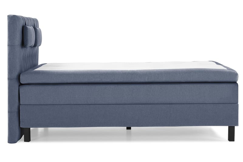Komplett Sängpaket Olivia 140x200 Diamant Sänggavel Mörkblå - Polyeter Nackkudde Liten - Möbler - Säng - Kontinentalsäng