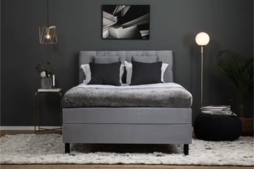 Komplett Sängpaket Olivia 140x200 Diamant Sänggavel Mellangr - Polyeter Nackkudde Liten - Möbler - Säng - Kontinentalsäng