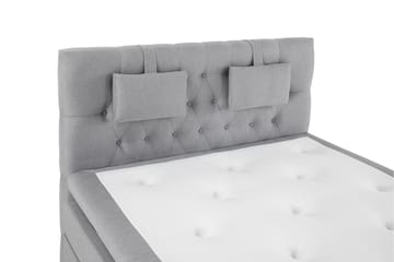 Komplett Sängpaket Olivia 140x200 Diamant Sänggavel Mellangr - Polyeter Nackkudde Liten - Möbler - Säng - Kontinentalsäng