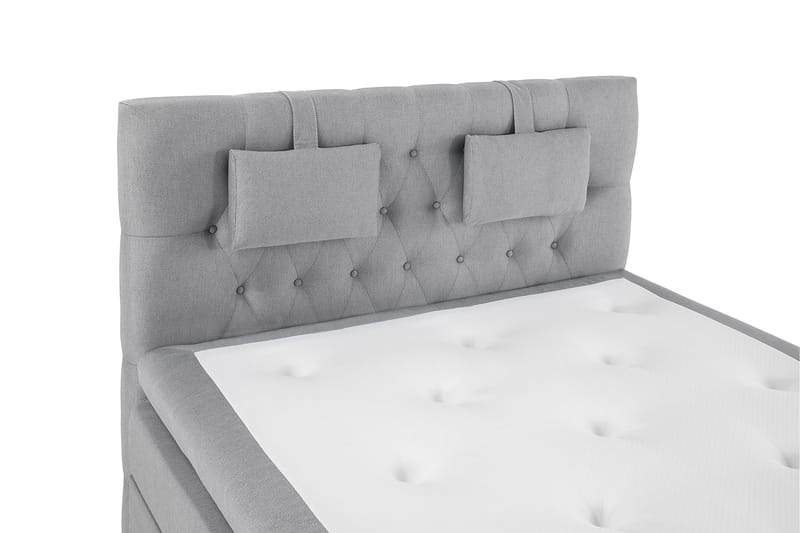 Komplett Sängpaket Olivia 140x200 Diamant Sänggavel Mellangr - Polyeter Nackkudde Liten - Möbler - Säng - Kontinentalsäng