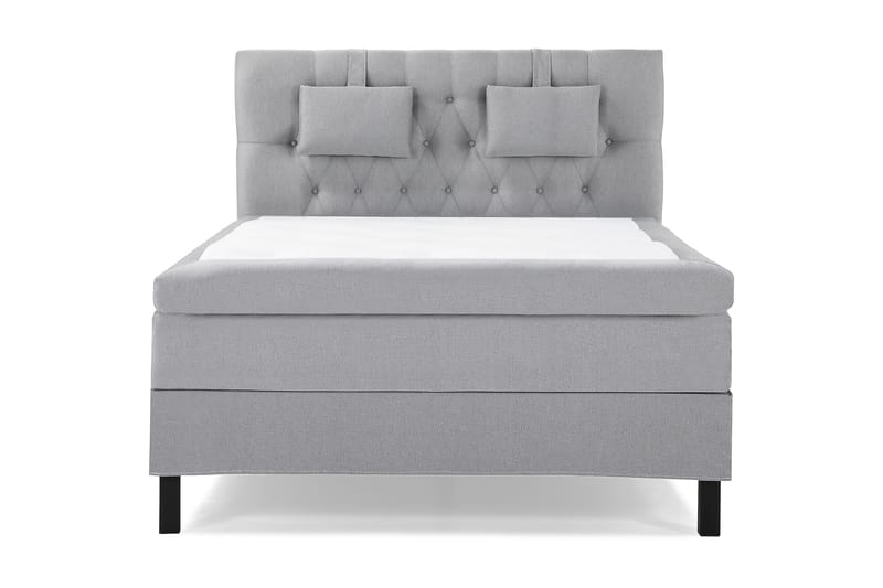 Komplett Sängpaket Olivia 140x200 Diamant Sänggavel Mellangr - Polyeter Nackkudde Liten - Möbler - Säng - Kontinentalsäng