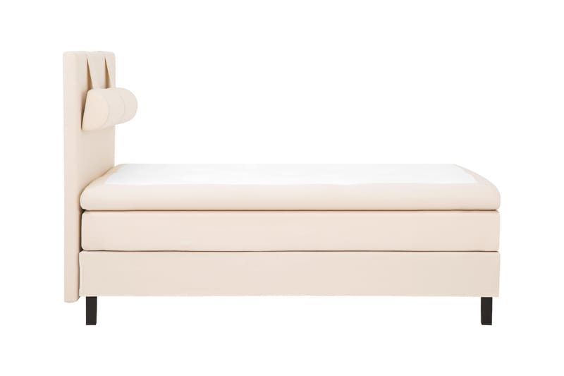 Komplett Sängpaket Olivia 140x200 Slät Sänggavel Beige - Memory Nackkudde Stor - Möbler - Säng - Kontinentalsäng
