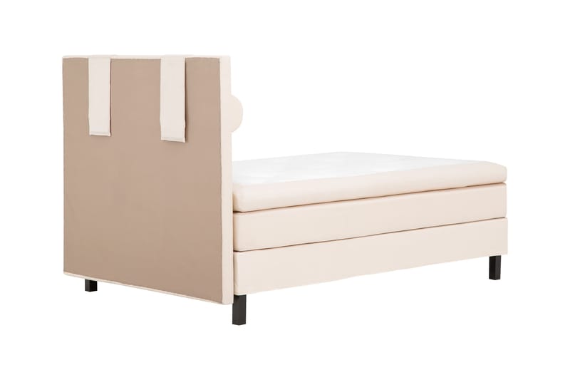 Komplett Sängpaket Olivia 140x200 Slät Sänggavel Beige - Memory Nackkudde Stor - Möbler - Säng - Kontinentalsäng