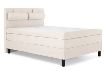 Komplett Sängpaket Olivia 140x200 Slät Sänggavel Beige - Polyeter Nackkudde Stor - Möbler - Säng - Kontinentalsäng