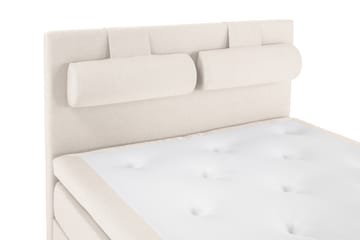 Komplett Sängpaket Olivia 140x200 Slät Sänggavel Beige - Polyeter Nackkudde Stor - Möbler - Säng - Kontinentalsäng