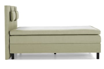 Komplett Sängpaket Olivia 140x200 Slät Sänggavel Grön - Latex Nackkudde Liten - Möbler - Säng - Kontinentalsäng