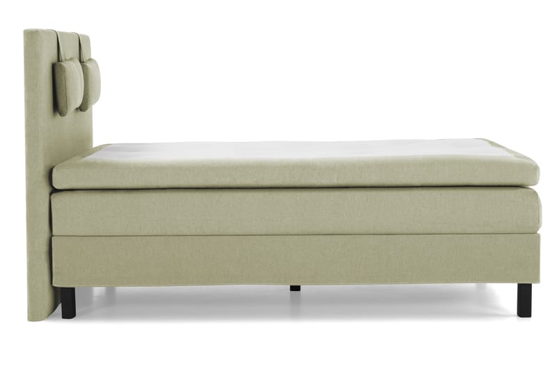 Komplett Sängpaket Olivia 140x200 Slät Sänggavel Grön - Latex Nackkudde Liten - Möbler - Säng - Kontinentalsäng