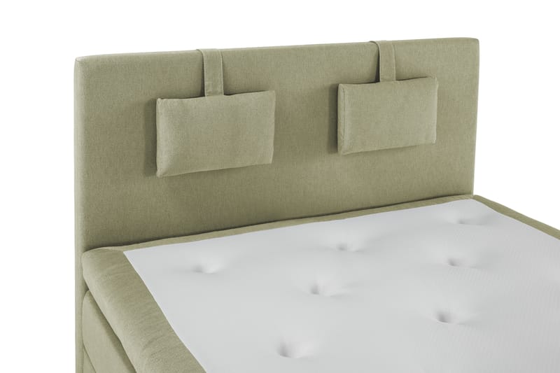 Komplett Sängpaket Olivia 140x200 Slät Sänggavel Grön - Latex Nackkudde Liten - Möbler - Säng - Kontinentalsäng