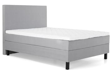 Komplett Sängpaket Olivia 140x200 Slät Sänggavel Ljusgrå - Skum - Möbler - Säng - Kontinentalsäng