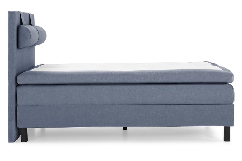 Komplett Sängpaket Olivia 140x200 Slät Sänggavel Mörkblå - Memory Nackkudde Stor - Möbler - Säng - Kontinentalsäng