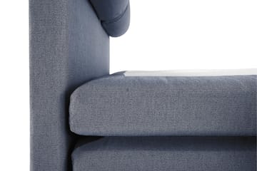 Komplett Sängpaket Olivia 140x200 Slät Sänggavel Mörkblå - Memory Nackkudde Stor - Möbler - Säng - Kontinentalsäng
