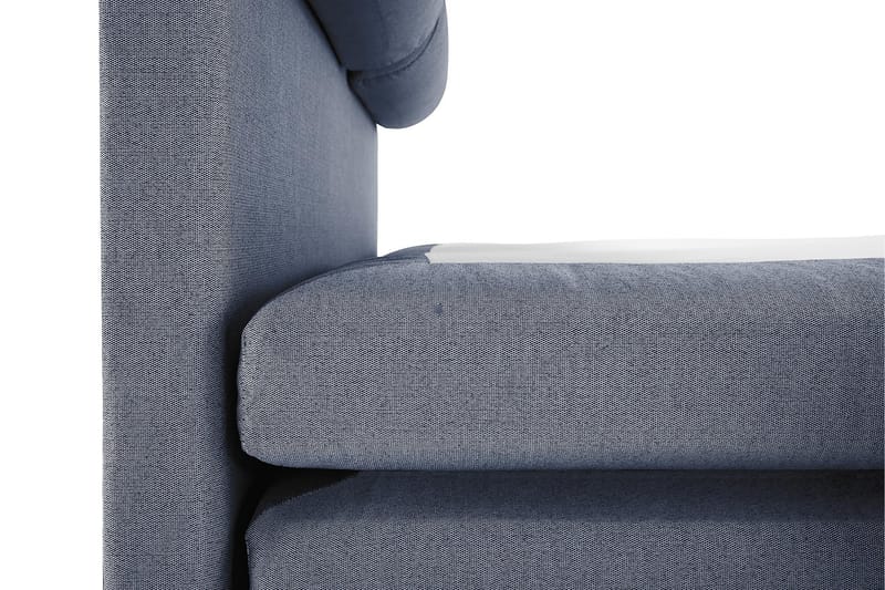 Komplett Sängpaket Olivia 140x200 Slät Sänggavel Mörkblå - Memory Nackkudde Stor - Möbler - Säng - Kontinentalsäng