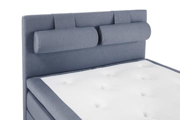 Komplett Sängpaket Olivia 140x200 Slät Sänggavel Mörkblå - Memory Nackkudde Stor - Möbler - Säng - Kontinentalsäng