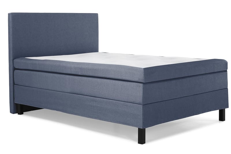 Komplett Sängpaket Olivia 140x200 Slät Sänggavel Mörkblå - Memory - Möbler - Säng - Kontinentalsäng