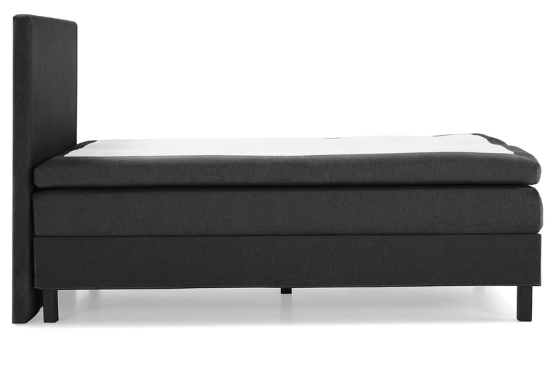 Komplett Sängpaket Olivia 140x200 Slät Sänggavel Svart/Grå - Latex - Möbler - Säng - Kontinentalsäng