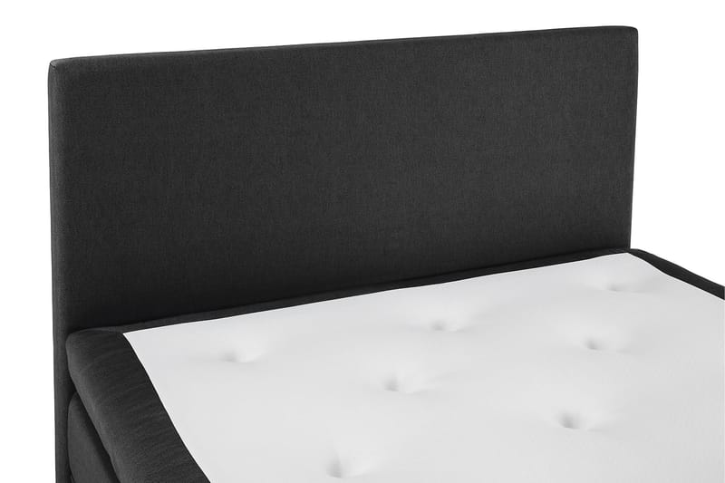 Komplett Sängpaket Olivia 140x200 Slät Sänggavel Svart/Grå - Latex - Möbler - Säng - Kontinentalsäng