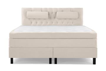 Komplett Sängpaket Olivia 160x200 Diamant Sänggavel Beige