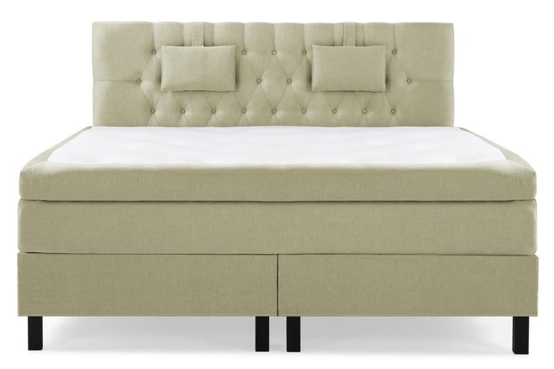Komplett Sängpaket Olivia 160x200 Diamant Sänggavel Grön - Memory Nackkudde Liten - Möbler - Säng - Kontinentalsäng