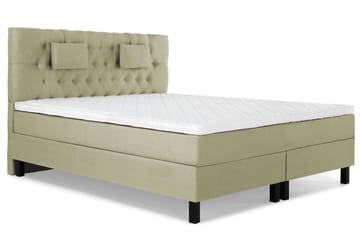 Komplett Sängpaket Olivia 160x200 Diamant Sänggavel Grön - Skum Nackkudde Liten - Möbler - Säng - Kontinentalsäng