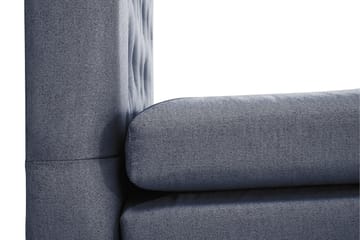 Komplett Sängpaket Olivia 160x200 Diamant Sänggavel Mörkblå - Memory Nackkudde Liten - Möbler - Säng - Kontinentalsäng