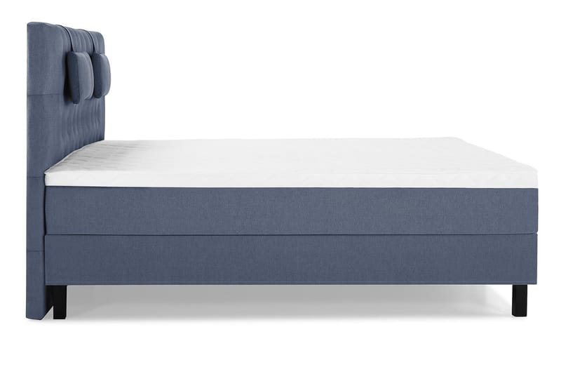 Komplett Sängpaket Olivia 160x200 Diamant Sänggavel Mörkblå - Skum Nackkudde Liten - Möbler - Säng - Kontinentalsäng