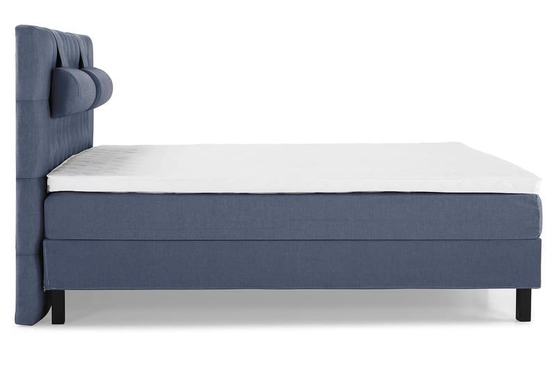 Komplett Sängpaket Olivia 160x200 Diamant Sänggavel Mörkblå - Skum Nackkudde Stor - Möbler - Säng - Kontinentalsäng