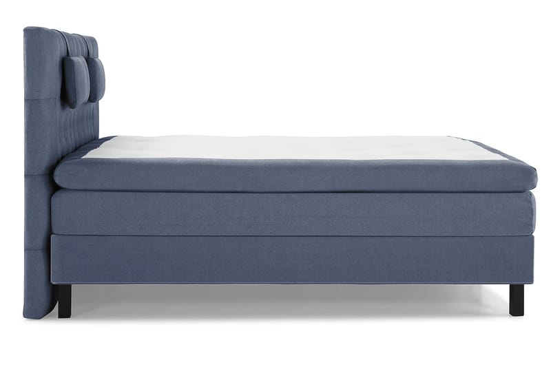 Komplett Sängpaket Olivia 160x200 Diamant Sänggavel Mörkblå - Polyeter Nackkudde Liten - Möbler - Säng - Kontinentalsäng