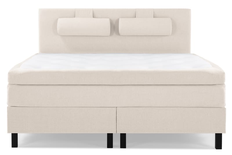 Komplett Sängpaket Olivia 160x200 Slät Sänggavel Beige - Memory Nackkudde Stor - Möbler - Säng - Kontinentalsäng