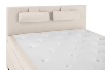 Komplett Sängpaket Olivia 160x200 Slät Sänggavel Beige - Memory Nackkudde Stor - Möbler - Säng - Kontinentalsäng