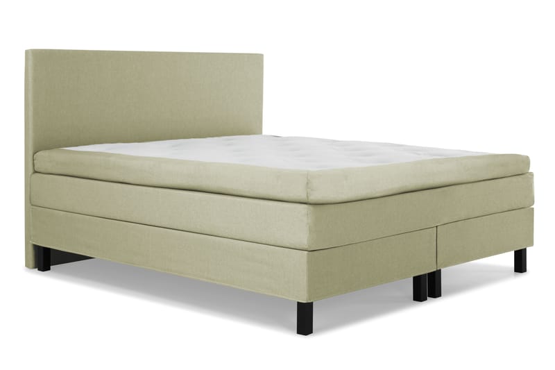 Komplett Sängpaket Olivia 160x200 Slät Sänggavel Grön - Latex - Möbler - Säng - Kontinentalsäng